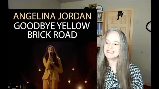 Voice Teacher Reaction to Angelina Jordan - Goodbye Yellow Brick Road | AGT Champions