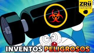 TOP 5 INVENTOS MÁS PELIGROSOS de DORAEMON 🤯 #doraemon #curiosidades