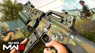 Vietnam Full-Auto M16/M16A1 & M14 Loadout Gunplay - Modern Warfare 3 Multiplayer Gameplay