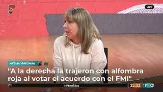 Myriam Bregman "Hay un gran descontento con el gobierno."