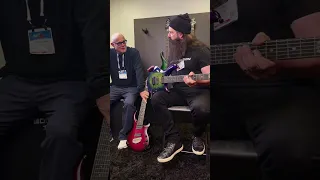 John Petrucci & Sterling Ball at the NAMM Show