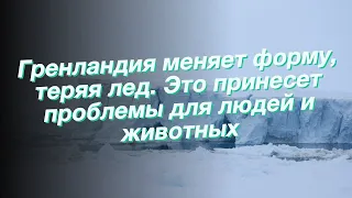 Гренландия меняет форму, теряя лед. Это принесет проблемы для людей и животных