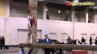 Chow's Gymnastics (Norah Flatley) 9.700 debuts new routine at IGI Chicago Style Gymnastics Meet