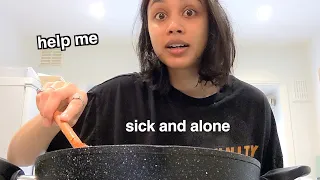 living alone diaries *sick edition* | clickformoretaz