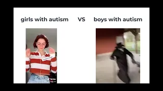 GIRLS WITH AUTISM  VS  BOYS WITH AUTISM (Plague doctor dance)