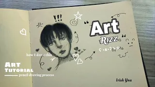 ♡sketch with me | tutorial | ✍️how I draw chracter step by step♡#artrizz