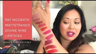 Pat McGrath MatteTrance Divine Nine Haul and Lip Swatches