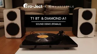 Pro-ject Turntable T1 BT and Wharfedale Diamond A1 (Female Vocal)