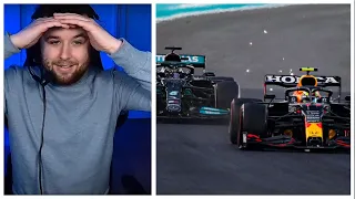 SERGIO PEREZ DEFENDING AGAINST LEWIS HAMILTON! Abu Dhabi Grand Prix 2021 Commentary & Reaction