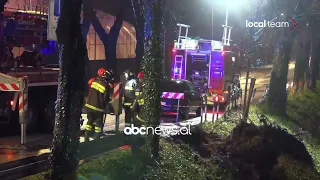Makina në flakë pas aksidentit, digjen brenda mjetit dy shqiptarë në Itali | ABC News Albania