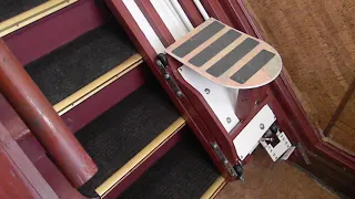 $300 DIY Home Escalator Elevator for stairs with a landing