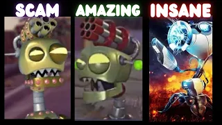 PvZ GW2 - Zombie Bots Professional Explanation and Ranking!