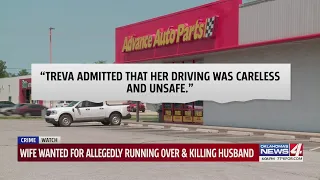 Wife wanted for allegedly running over and killing husband