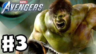 The Hulk! (and Dr. Bruce Banner) - Marvel's Avengers - Gameplay Walkthrough Part 3 (PS4)