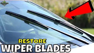 How to Make Windshield Wipers Blades like NEW in Seconds