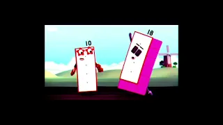 Numberblocks (Sign of the Times) with different effects