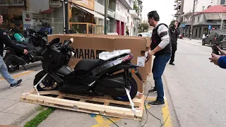 unboxing all the new 2024 YAMAHA XMAX 300