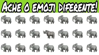 Qual é o emoji diferente, Encontre o emoji diferente em 30 segundos! Encuentra el emoji distinto