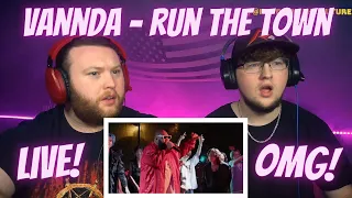 F.HERO x VANNDA FT. 1MILL & SPRITE - RUN THE TOWN (LIVE) | Reaction!!