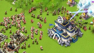 Defending Hammerman with my new HQ 25 Boom Beach account!