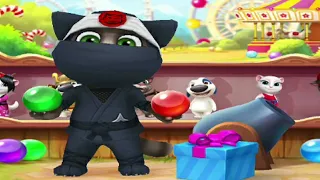 Talking Tom Bubble Shooter Ninja Tom Unlocked Gameplay Android ios