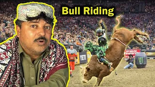 Tribal People Reaction to the Bull Riding Wreck