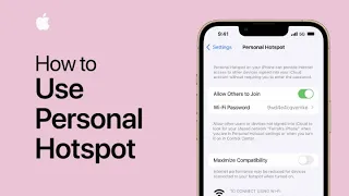 How to use Personal Hotspot on your iPhone | Apple Support