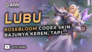 LUBU ROSEBLOOM CODEX SKIN REVIEW! BAJUNYA KEREN SIH TAPI SUARANYA.!!!