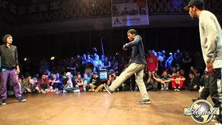 Zames Crew vs Total Feeling Crew // .BBoy World // BREAKING 3on3 QUARTER-FINAL | FLOOR WARS 2015