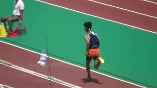 20190616福岡県中学陸上選手権 男子三段跳び決勝