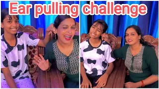 🙏💃ear pulling challenge video 😇🤣most #requested video# funny