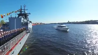 Военно морской парад   Санкт Петербург