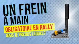 Un frein à main, c'est mieux pour les jeux de rally.