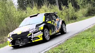 J. Matulka / D. Dymurski - SKODA FABIA RALLY 2 - Testy Rajd Świdnicki 2024