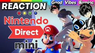 We REACT to the Nintendo Direct Mini: Partner Showcase! (6/28/22)