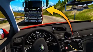 ¡ME TIRAN EL CAMIÓN ENCIMA EN PLENA CURVA! | Ruta de Noobs | Euro Truck Simulator 2