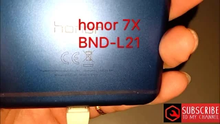 HONOR 7X/BND-L21 frp bypass google account