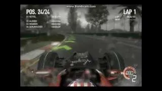 Melbourne Practice: Heavy Rain - F1 2010