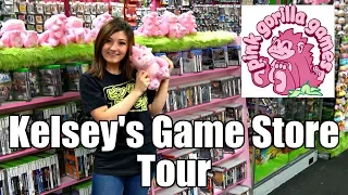 Tour of Kelsey's Pink Gorilla game store in Seattle!