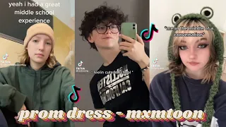 i'm sitting here, crying in my prom dress ~ prom dress ♡ mxmtoon ♧ tiktok compilation