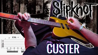 Slipknot – Custer POV Guitar Lesson/Cover | With Screen Tabs