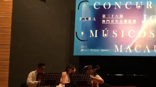 Mendelssohn Piano Trio no.1 1st movement澳門青年音樂比賽