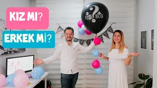 BEBEĞİMİZİN CİNSİYETİ BELLİ OLDU🥳AİLEMİZİN TEPKİLERİ🙈CİNSİYET PARTİSİ🎊GENDER REVEAL PARTY