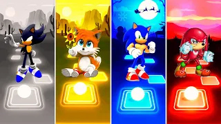 Dark Sonic 🆚 Baby Tails Sonic 🆚 Muscular Sonic 🆚 Baby knuckles Sonic | Tiles Hop EDM Rush