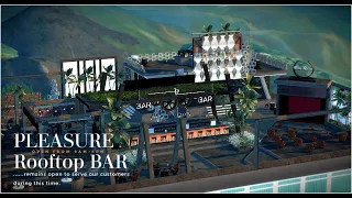 PLEASURE ROOFTOP BAR  | Sims 4 Speed Build