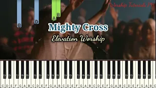 Mighty Cross ( G ) - Elevation Worship || Piano Tutorial ( Synthesia )