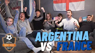 Argentina BEAT France & WIN World Cup Qatar 2022 🏆⚽️ | Messi = GOAT 🐐 | Family Goals Reaction