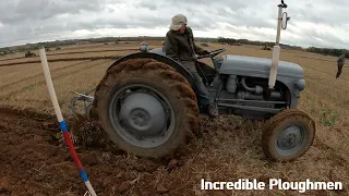 1954 Ferguson TEF20 2.1 LItre 4-Cyl Diesel Tractor (28HP) With Ferguson Plough