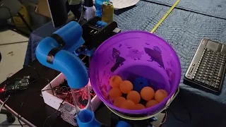 Beer Pong Robot Prototype 3 With Auto Loader Test Fire