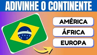 Adivinhe o Continente dos 20 Países | Desafios de Geografia - Parte 1🌎